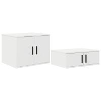 Armario de Almacenamiento vidaXL Blanco 127x41x40 cm Madera Ingenierizada - details 1