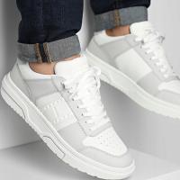Zapatillas Tommy Jeans Cupsole Leather ESS Hombre – Blancas - details 1