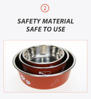 Tazón Antideslizante Para Perros De Acero Inoxidable Gran Capacidad Adecuado Para Pequeños Medianos Y Grandes Perros Alimentos Y Bebidas - details 4