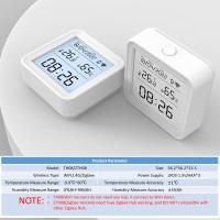 Sensor De Temperatura Y Humedad Zigbee/WiFi Tuya Con Luz De Iluminación Interior Compatible Con Alexa Y Google Home Control Por Voz - details 3