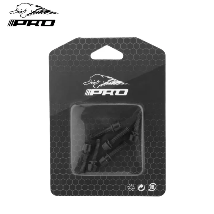 Tornillos De Manillar De Bicicleta M5*18mm 6pcs Acero Inoxidable Durable Para Bicicleta De Carretera Y Montaña Tornillo Fijo De MTB - 1