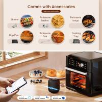 Proscenic T31 Horno Freidora de Aire 15L , Horno de Aire Digital de con Circulación de Aire Rápida, Pantalla Táctil LED y Control de APP/ALEXA, 12 Modos Preestablecidos, 100+ Recetas en Línea, Freidora de Aire Caliente 1700W - details 5