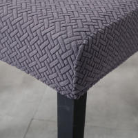 Funda De Silla De Comedor Elástica Gruesa Y Elegante Para Cocina Hotel Boda Banquete Cubierta De Silla Moderna En Tela Spandex/Poliéster - details 16