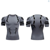 Camiseta De Compresión Para Hombre Jujutsu Kaisen Anime 3D Estampado Ropa Deportiva Para Gimnasio Quick Dry Camiseta De Entrenamiento - details 3