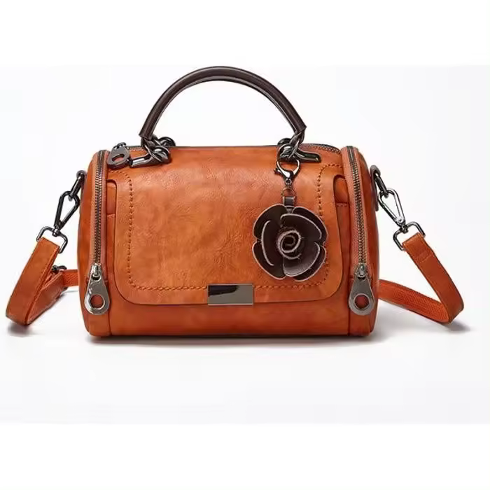 Bolsos bandolera Retro Para Mujer, bolsos de hombro escolares, bolsos bandolera retro estilo Boston - 1