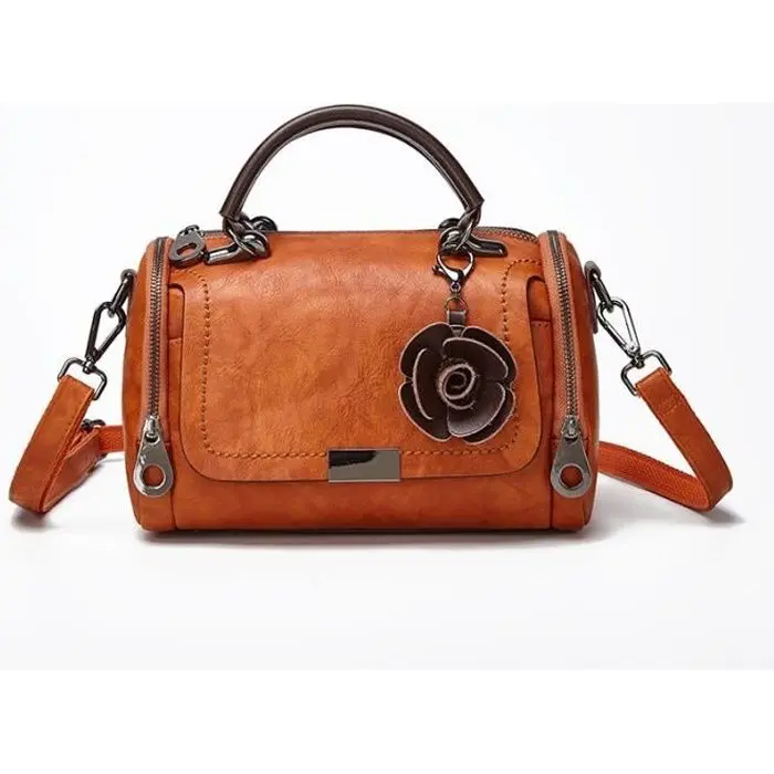Bolsos bandolera Retro Para Mujer, bolsos de hombro escolares, bolsos bandolera retro estilo Boston - 1