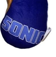 Sonic Cojin cuello coche tren infantil viaje Sonic Azul suave Sega lavable, Original. Película Sonic 3 - details 3