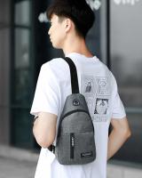 Bolso Cruzado De Tela Oxford Para Hombres Nueva Moda Bolsa De Pecho Portátil Y Estilosa Bolsa De Hombro Casual - details 15