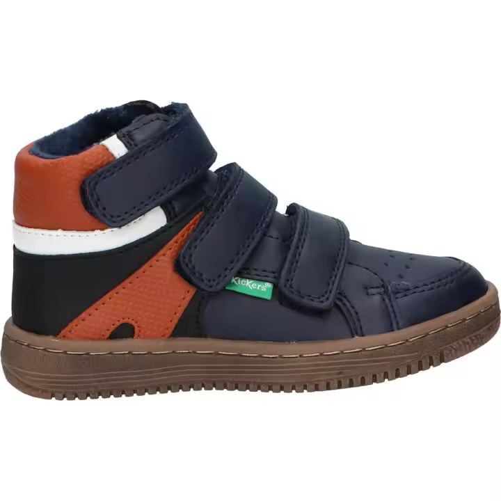 Botines de Niño KICKERS 739367-30 LOHAN 83 NOIR CAMEL MARI - 1