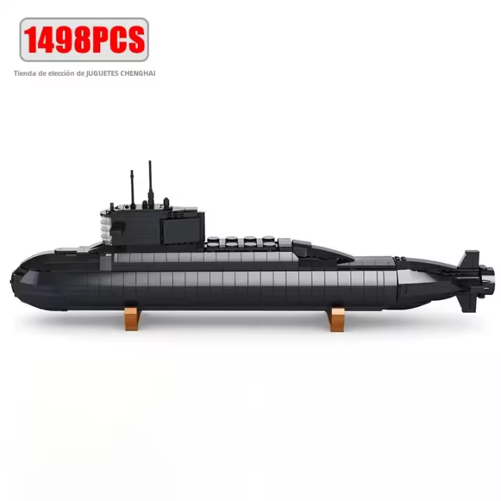 Bloques De Construcción De Submarino Estratégico Nuclear Tipo 094 Militar Para Niños Juguetes Educativos Regalos Para Chicos - 1