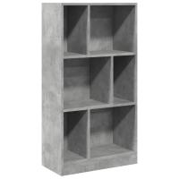 vidaXL Estantería madera de ingeniería 57x28,5x107,5 cm Blanco, Negro, Roble Sonoma Mueble Almacenaje Estantería para Oficina, Estudio, Dormitorio Estantería/Librería/ mueble de Almacenamiento - details 1