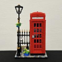 Juguetes De Bloques De Construcción En Forma De Teléfono Rojo De Londres Símbolo Británico Clásico Para Adultos Y Niños Regalos Decoración Del Hogar - details 0