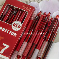 7-Pack De Bolígrafos Gel Ergonómicos Tinta Secado Rápido Negro Y Rojo Escritura Suave Tamaño Medio Para Uso Diario En Escuela Y Oficina - details 6