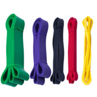 Banda De Resistencia Elástica Para Fitness Y Yoga Ayuda Con Tensión En Hombros Espalda Y Caderas Material De Latex Polyester - details 1
