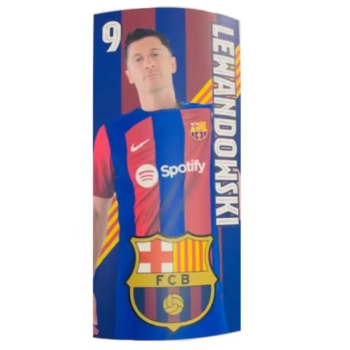 Toalla Microfibra F.C.Barcelona Lewandowski 70x140cm. - 1