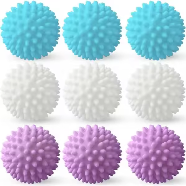 Bolas de lavado Pack de 9 bolas secadora para lavadora Bolas de lavado - 1