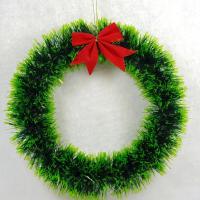 Adorno Navideño De Encaje De Navidad DIY Guirnalda Artificial Con Lazo Para Decoración De Puertas Y Paredes - details 4