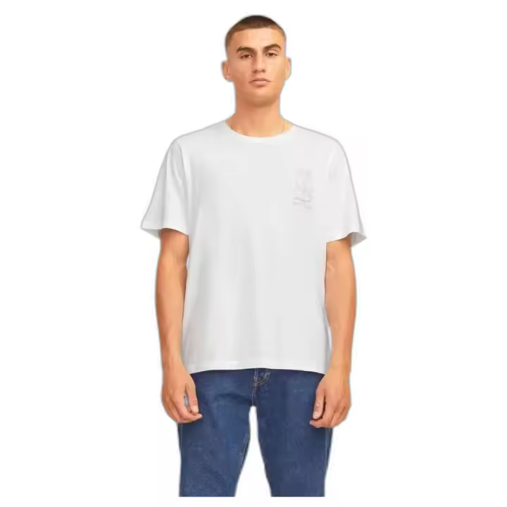 Camiseta de Manga Corta Jack&Jones  para hombre en color blanco - 1