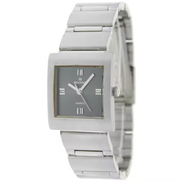 Blumar Bl-08342  Reloj Para Para Mujer Color Plateado - 1