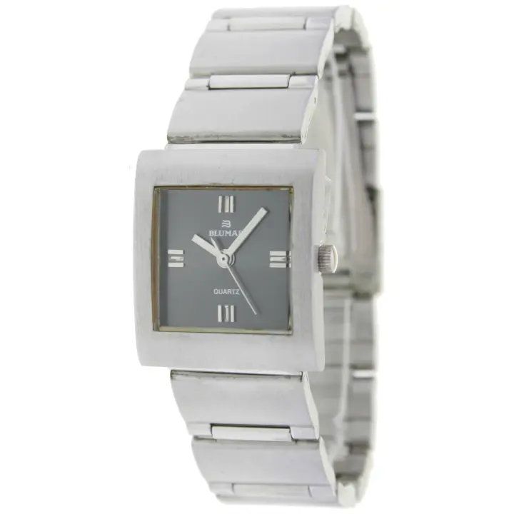 Blumar Bl-08342  Reloj Para Para Mujer Color Plateado - 1