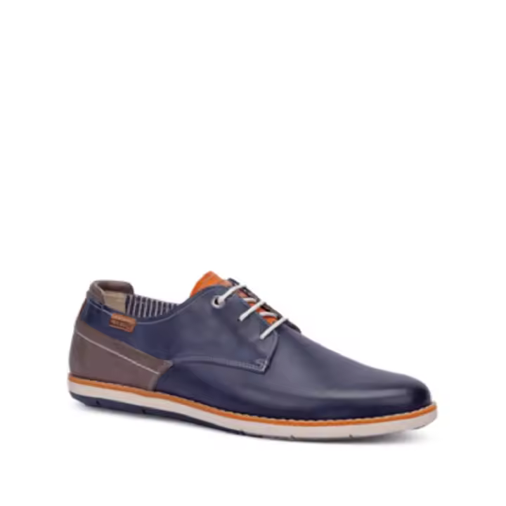 PIKOLINOS JUCAR M4E-4104C1 zapato de piel de primera calidad y flexible, de cordones, piso ligero. Combina a la perfección la elegancia y la comodidad. - 1