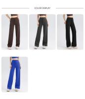 Pantalones De Yoga Para Mujer De Cintura Alta Flared Respirables De Talla Grande Con Bolsillos Para Gimnasio Y Danza - details 2