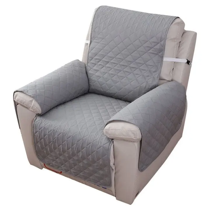 Déstockage Housse Fauteuil Relax 1 Place, Housse de Canapé Protecteur Inclinable Imperméable pour Chambre (Gris 55 × 200), - 1
