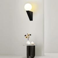 Lámparas De Pared LED G9 Para Dormitorio Luz Blanca Y Negra Con Vidrio Pulido Para Sala De Estar Pasillo Balcón Aisles Luz Diaria Moderna - details 2