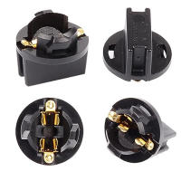 10Pcs T10 Sockets De Bombilla Con Cierre Giratorio Plug And Play Soporte De Lámpara T10 W5W 168 192 194 Base De Wedge Para Luces De Instrumentos ABS - details 2