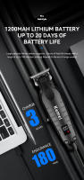 Cortadora De Pelo Kemei KM-2293 Profesional Recargable Peluquero Eléctrico Para Hombres Trimmer De Pelo Sin Cable Corte Rápido Y Seco - details 7