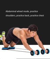 Bandas de Resistencia, AB Roller para Rueda Abdomen Ejercicio Multifuncional Seguro Rueda De Entrenamiento AB Wheel Familia Fitness Musculatura Máquina para Hombre y Mujer - details 2