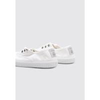 victoria INGLESA LONA ELÁSTICO DREC® Deportivas Planas Bebé - niño (hasta la talla 30) Blanco - details 2