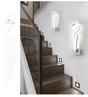 Lámpara De Pared Moderna LED Para Sala De Estar Y Dormitorio Iluminación Interior De Armario Decoración De Hogar Lámpara De Noche Incluida Montaje En Pared Material Metálico Y Plástico - details 5