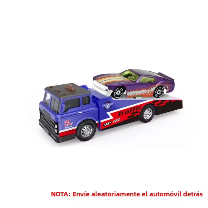 Modelo De Camión De Contenedores 1:64 De Aleación Miniatura Juguete Diecast Vehículo Metálico Con Retroceso Regalo Para Niños - 1