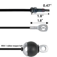 Cable De Entrainamiento De Acero Fuerte Para Gimnasio En Casa 2M-5M Diámetro 5mm Accesorios De Remolino De Cables Reemplazo Duradero - details 2