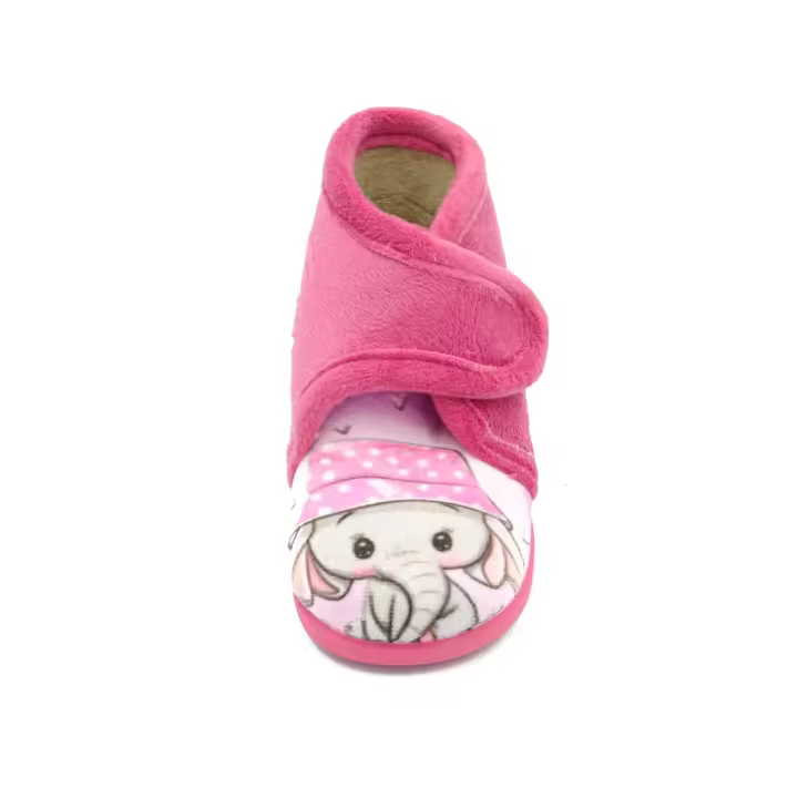 Zapatilla De Casa Para Niña-Bebe Con Suela De Caucho - 1