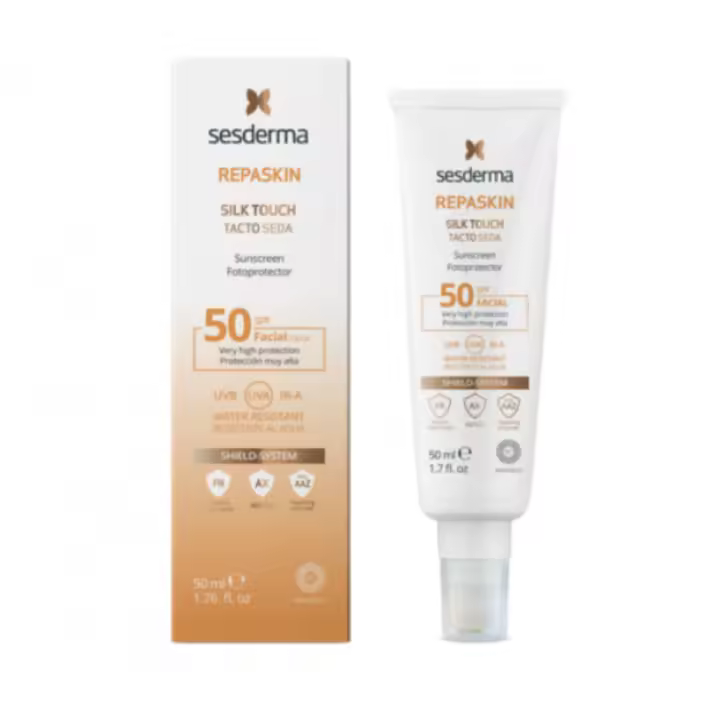 Repaskin Fotoprotector SPF 50 Tacto Seda, 50 ml. - Sesderma - 1