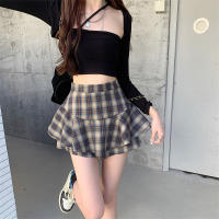 Falda Mini Tres Niveles Y2K Cintura Alta Tartán Volante Escocés Falda Skort Mujer Estilo Aesthetic Ropa Primavera Verano Otoño Invierno - details 24