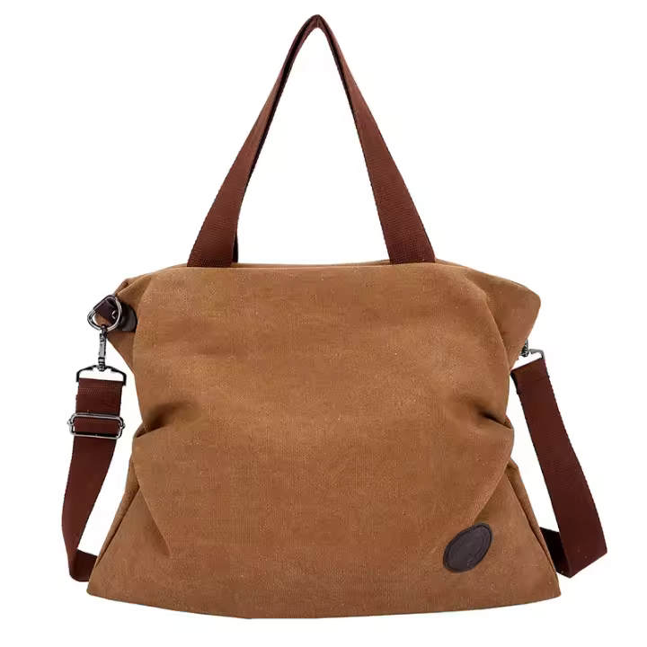 Bolso de mano de Lona para Mujer, Bandolera de un solo hombro, grande para la Mujer Bolso, 2025 - 1