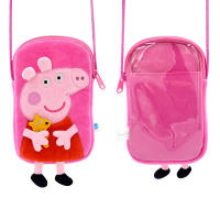 Mochila De Peluche Peppa Pig Lindo Muñeco De Algodón Para Niñas Y Niños Bolsa De Hombro Sencillo Juguete De Peluche Para Jardín De Infantes Monedero Rosa Regalo De Cumpleaños Para Niñas - details 18