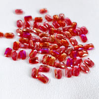 70pcs Accesorios De Joyería DIY 6x9mm Cuentas De Vidrio Cristal Porcelana Jade AB Para Vestido Zapatos Flores Material - details 6