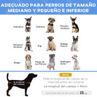 PawHut Cama Elevada para Perros Cama para Mascotas Medianas y Pequeños con Cojín Lavable Tela Oxford y Marco de Madera Carga 15 kg para Interior y Exterior 90x50x28 cm Gris - details 6