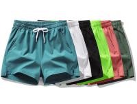 Shorts De Verano Para Hombre Deporte Casual Con Bolsillos Color Sólido Ligero Pantalones De Ruta Playa Shorts De Playa Para Hombre - details 0