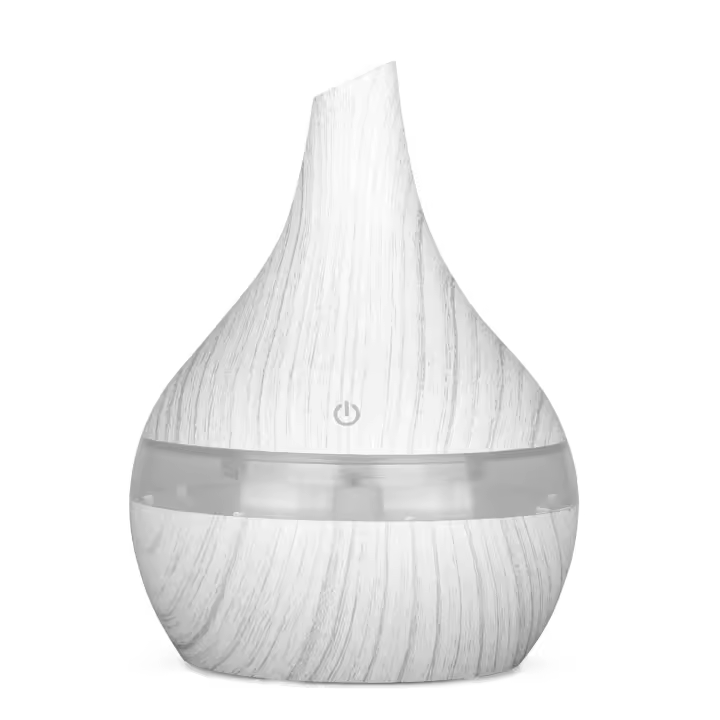Humidificador de escritorio USB con diseño de madera, 300 ml, purificador de aire creativo para oficina, difusor y atomizador - 1