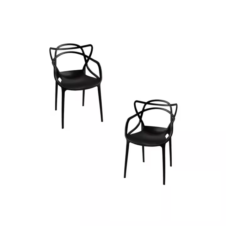Pack 2 Sillas Korme Kid (Infantil) - Negro - 1