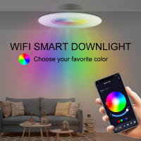 Luz De Tubo Inteligente Bluetooth Graffiti RGB Con Control APP Iluminación Interior Y Focos De Techo 85-265v LED Downlights - details 0