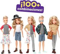 Creatable World Figura Unisex muñeco inclusivo articulado, pelucas rubio platino y accesorios Mattel GGT67 - details 4