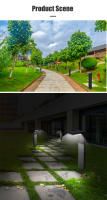 Luz Solar Para Jardín LED Impermeable Para Camino Paisajístico Bollard Luz De Césped Solar Para Camino De La Casa Estilo Moderno - details 4