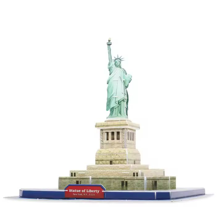 DAM. Puzle 3D ESTATUA DE LA LIBERTAD grande 0x0x0cm. - 1