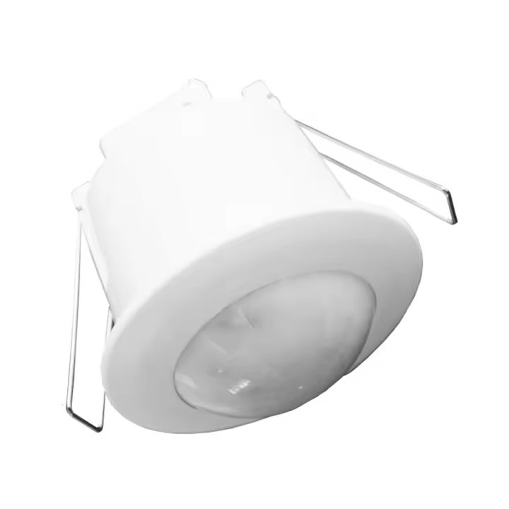 Orework Sensor Movimiento 360º Empotrar Techo - Potencia Máxima 1200 W - Detección Máxima 6 M - Luz Ambiental Ajustable - Fácil Instalación - 1